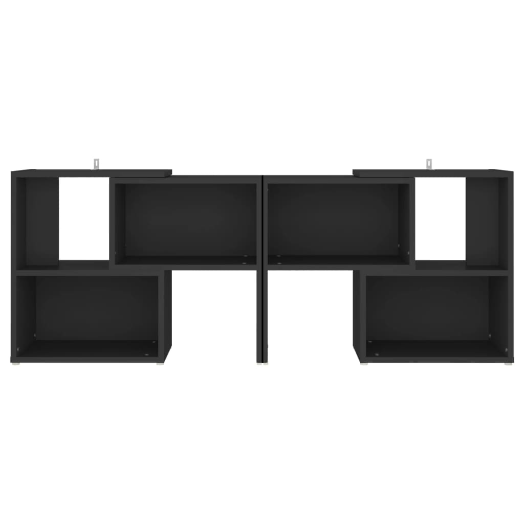 TV-skab Sort 104x30x52cm Træ Materiale
