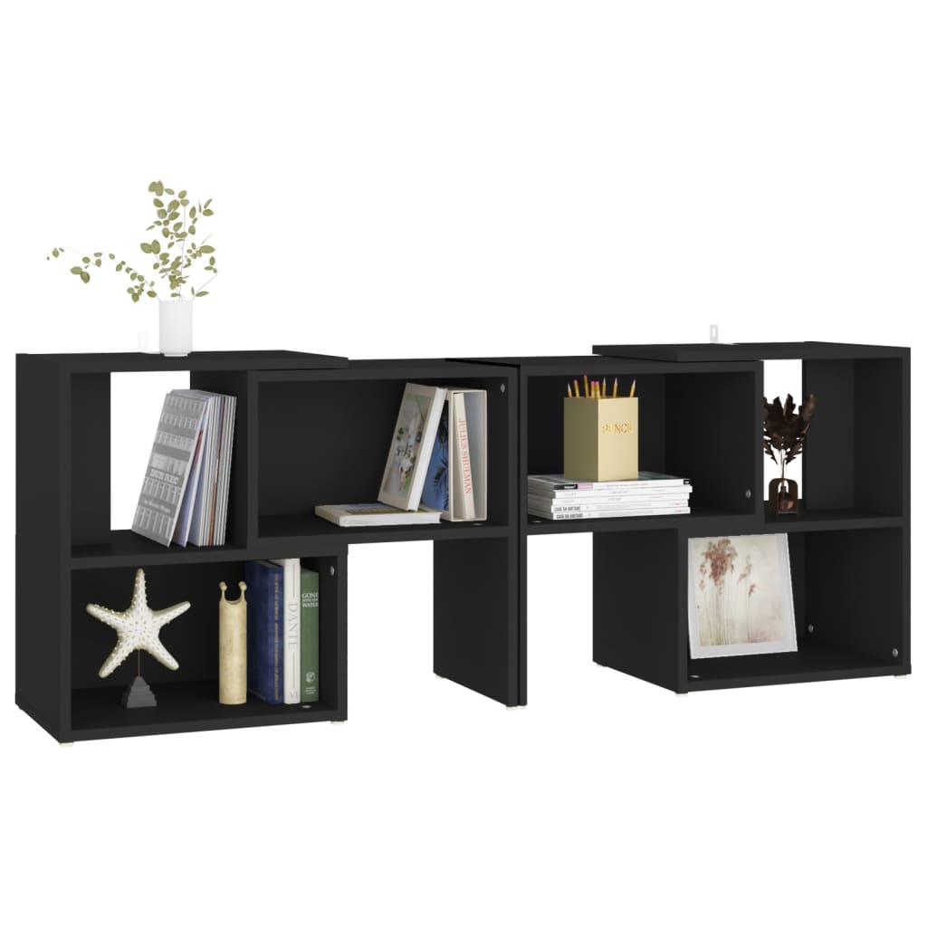 TV-skab Sort 104x30x52cm Træ Materiale
