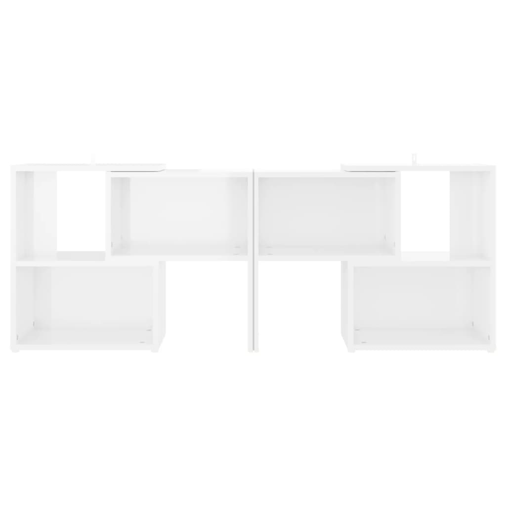 TV-Schrank Hochglanz-Weiß 104x30x52cm Holzwerkstoff