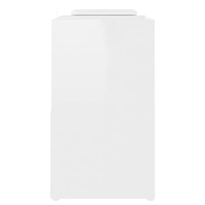 TV-Schrank Hochglanz-Weiß 104x30x52cm Holzwerkstoff