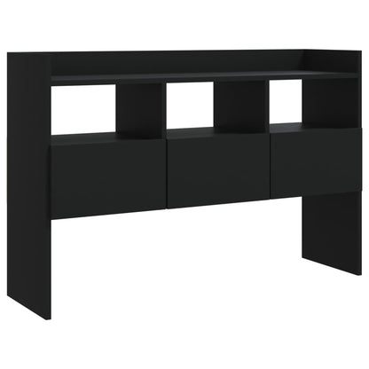 Skænk Sort 105x30x70 cm Træ Materiale