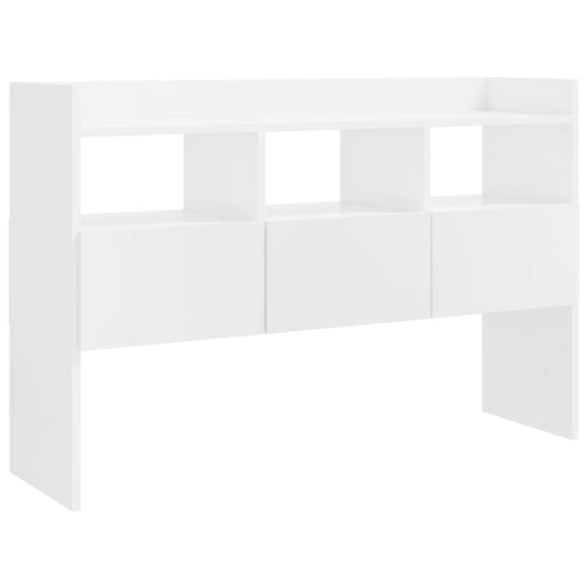Sideboard Hochglanz-Weiß 105x30x70 cm Holzwerkstoff