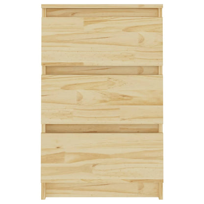 Nachtschrank 40x29,5x64 cm Massivholz Kiefer