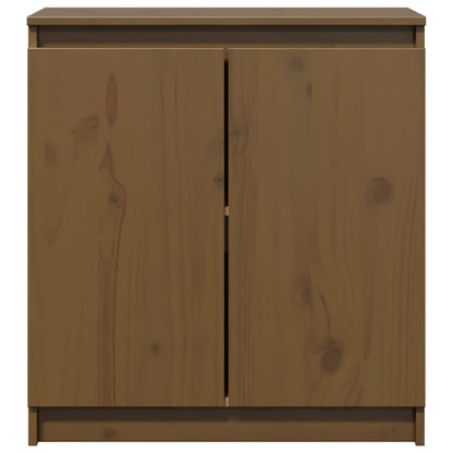 Beistellschrank Honigbraun 60x36x65 cm Massivholz Kiefer
