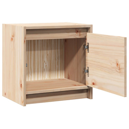 Nachttische 2 Stk. 40x30,5x40 cm Massivholz Kiefer
