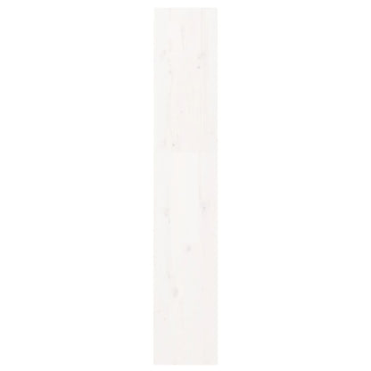 Bücherregal/Raumteiler Weiß 60x30x167,5 cm Massivholz Kiefer