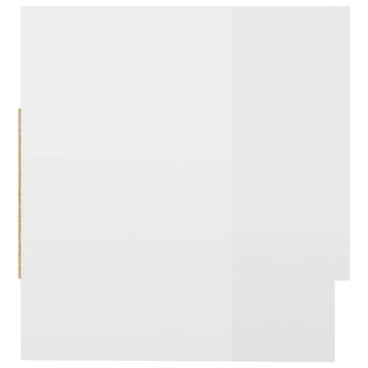 Kleiderschrank Hochglanz-Weiß 70x32,5x35 cm Holzwerkstoff