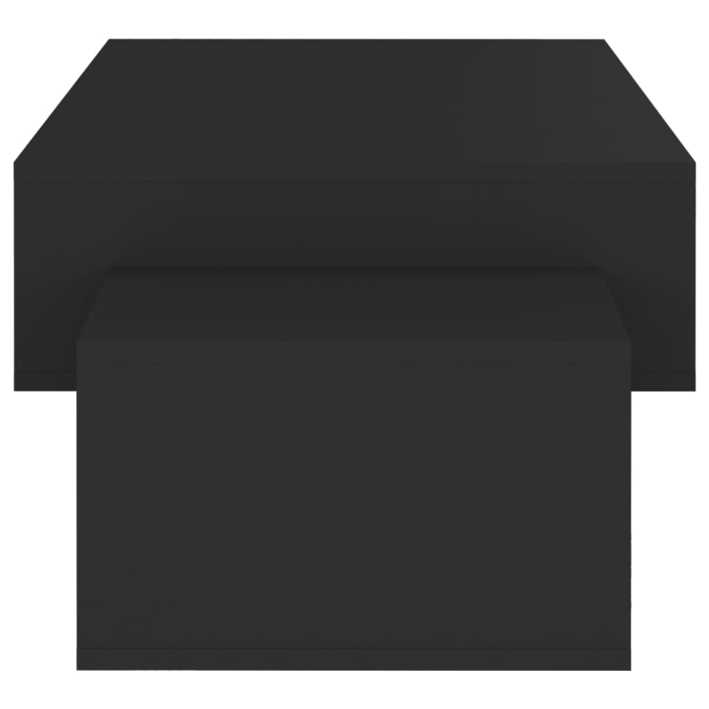 Couchtisch Schwarz 105x55x32 cm Holzwerkstoff