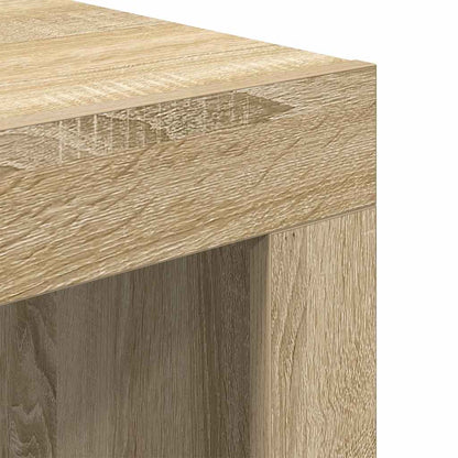 Couchtisch Sonoma-Eiche 50x50x35 cm Holzwerkstoff