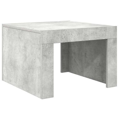 Couchtisch Betongrau 50x50x35 cm Holzwerkstoff