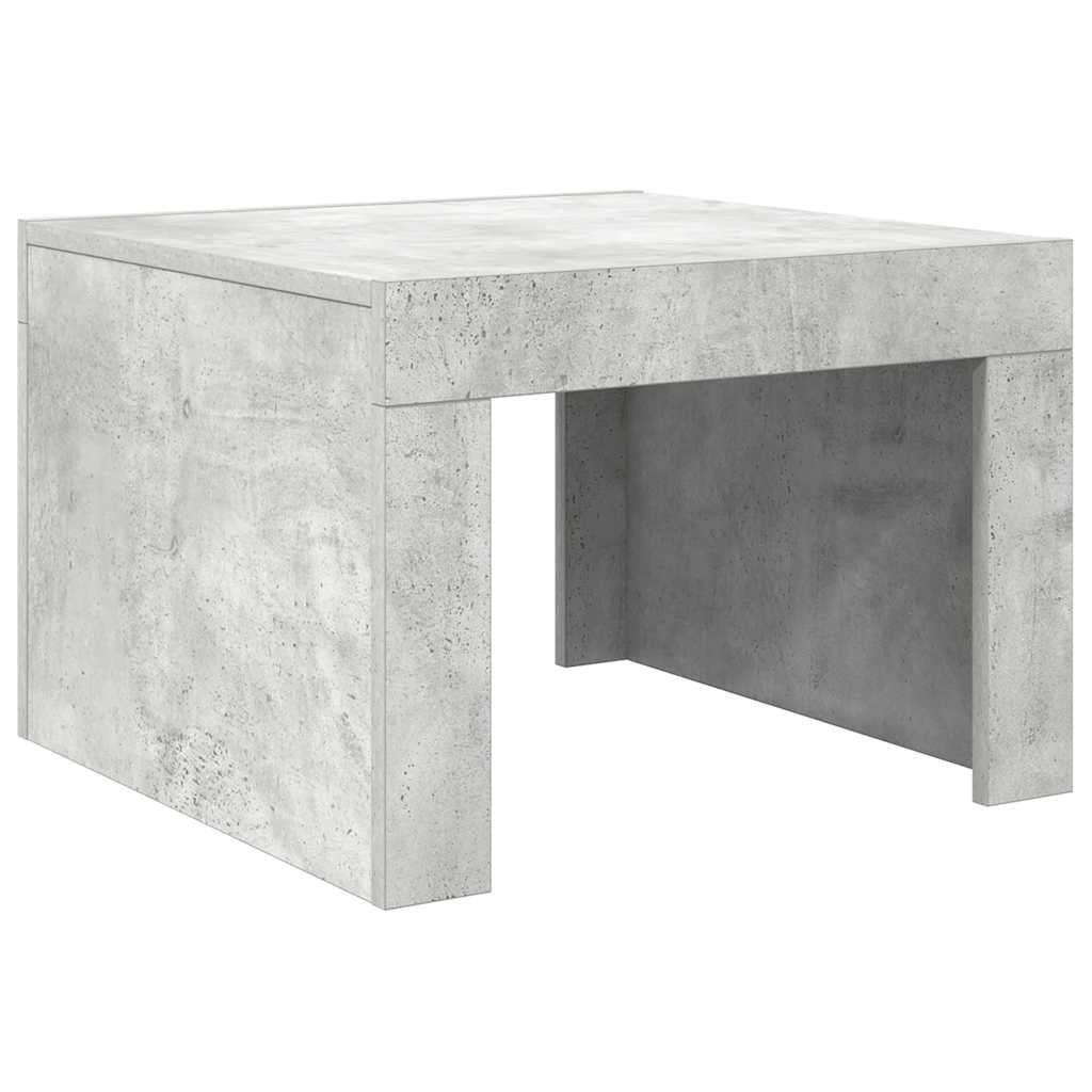 Couchtisch Betongrau 50x50x35 cm Holzwerkstoff