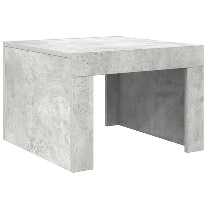 Couchtisch Betongrau 50x50x35 cm Holzwerkstoff