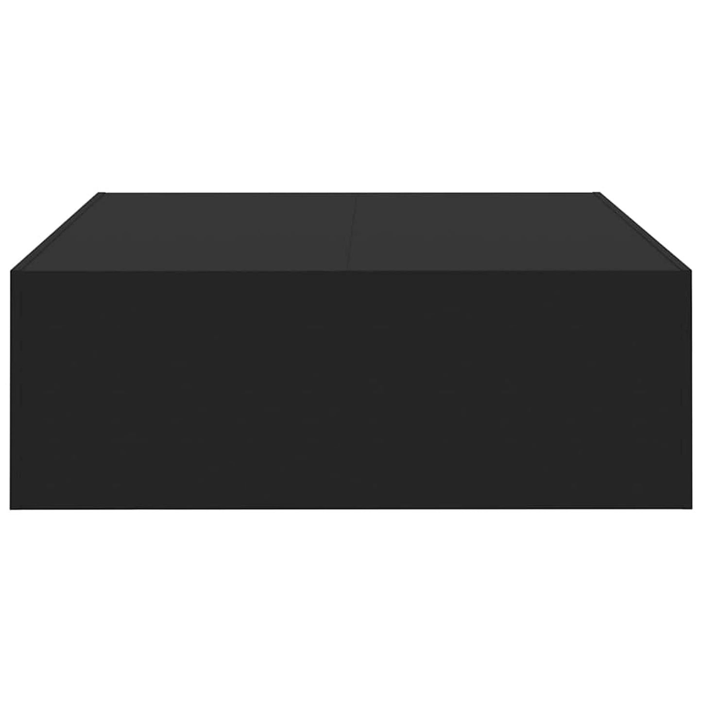 Couchtisch Schwarz 100x100x35 cm Holzwerkstoff