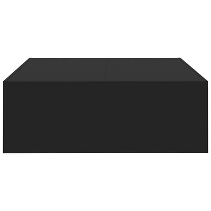 Couchtisch Schwarz 100x100x35 cm Holzwerkstoff