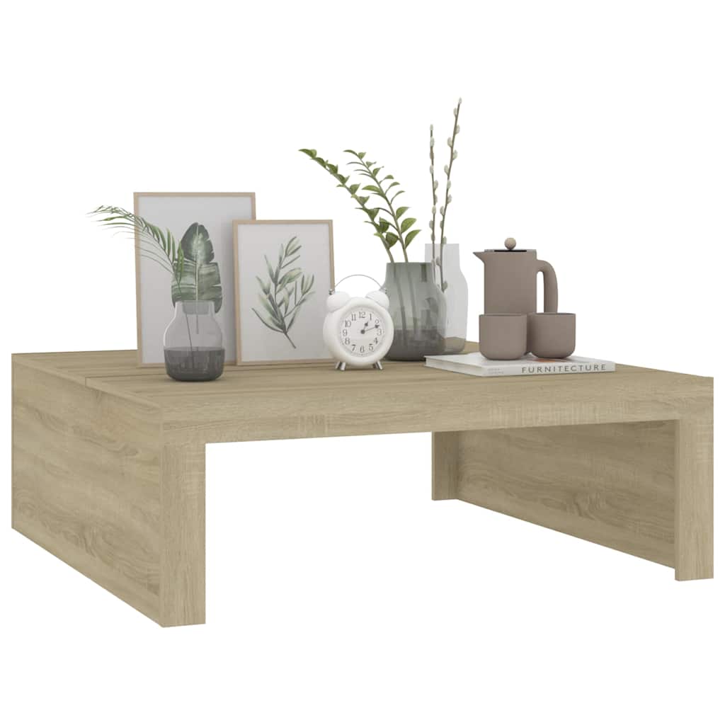 Sofabord Sonoma eg 100x100x35 cm træmateriale
