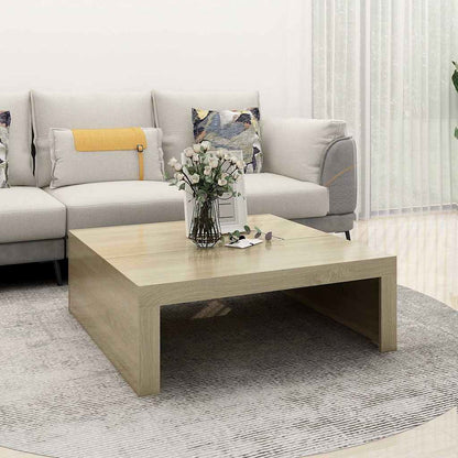 Sofabord Sonoma eg 100x100x35 cm træmateriale