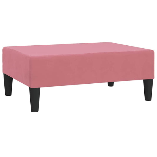 Fußhocker Rosa 78x56x32 cm Samt