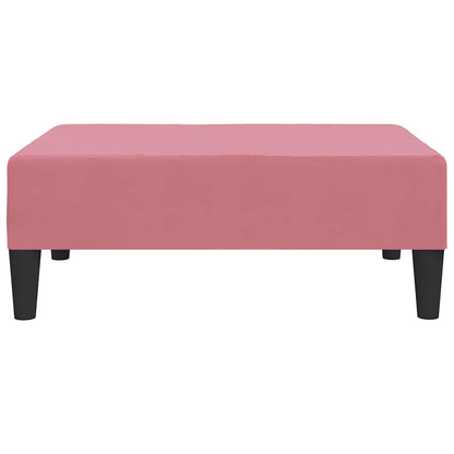 Fußhocker Rosa 78x56x32 cm Samt