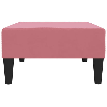 Fußhocker Rosa 78x56x32 cm Samt