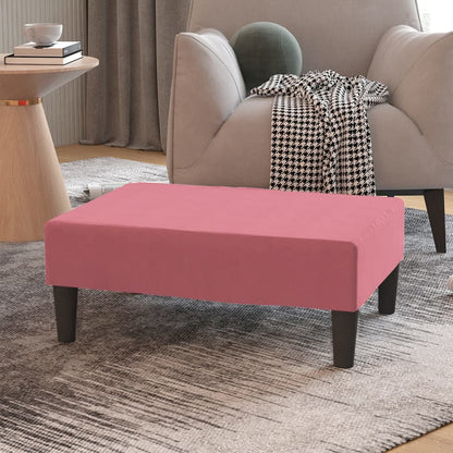 Fußhocker Rosa 78x56x32 cm Samt