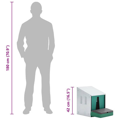Abroll-Nistkasten für Geflügel Nestomatic