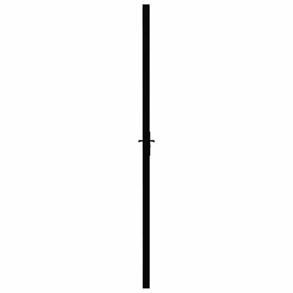Innentür ESG Glas und Aluminium 102,5x201,5 cm Schwarz