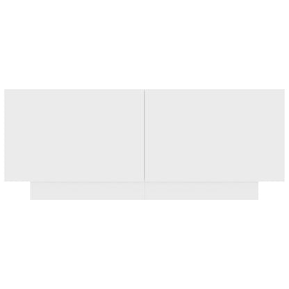 Nachttisch Weiß 100x35x40 cm Holzwerkstoff