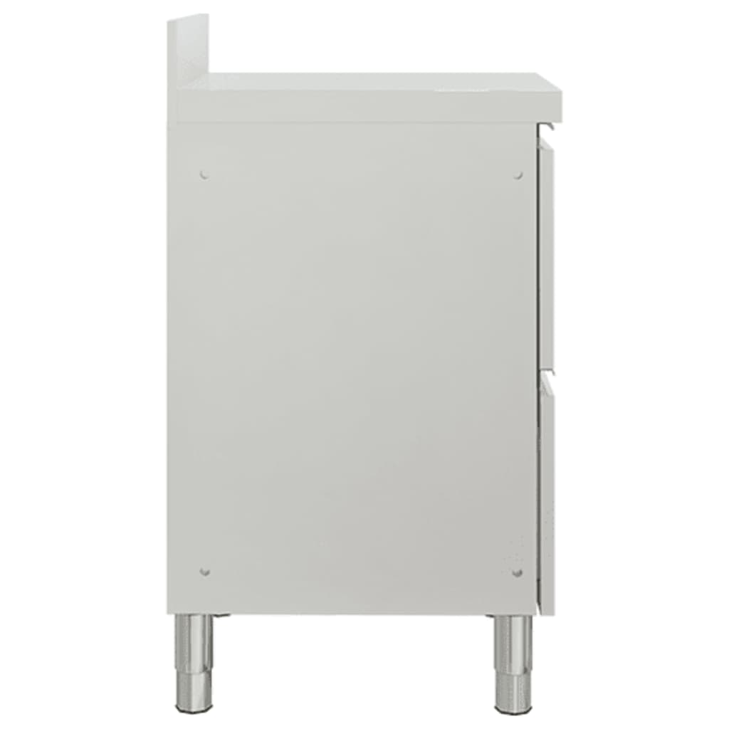 Gewerbe-Küchenschrank mit 2 Schubladen 50x60x96 cm