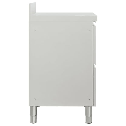 Gewerbe-Küchenschrank mit 2 Schubladen 50x60x96 cm