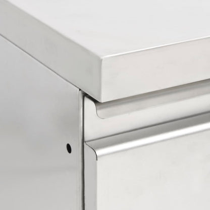 Gewerbe-Küchenschrank mit 2 Schubladen 50x60x96 cm