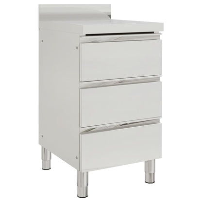 Gewerbe-Küchenschrank mit 3 Schubladen 50x60x96 cm