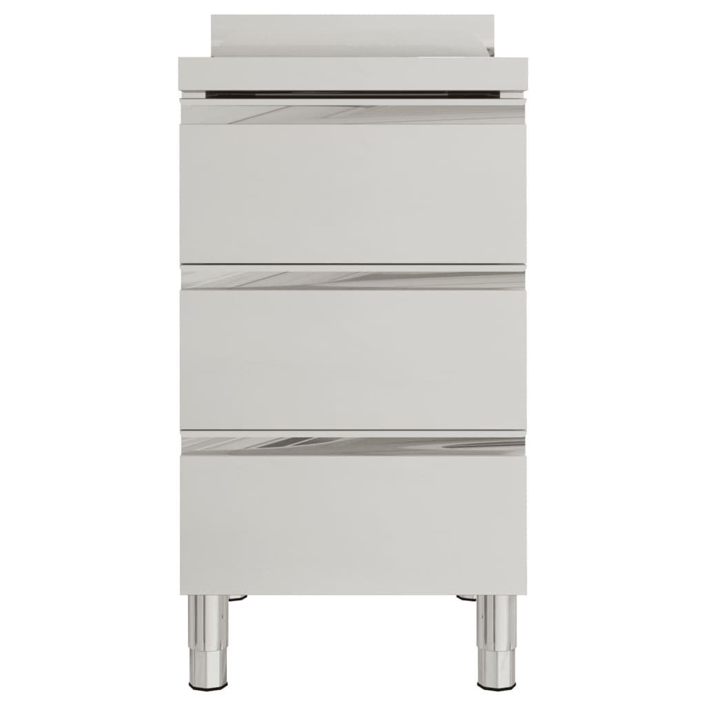 Gewerbe-Küchenschrank mit 3 Schubladen 50x60x96 cm