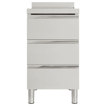 Gewerbe-Küchenschrank mit 3 Schubladen 50x60x96 cm