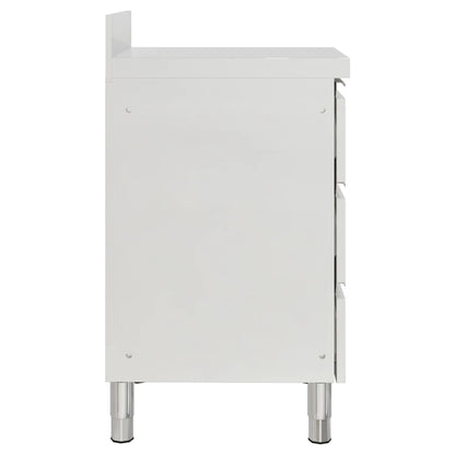 Gewerbe-Küchenschrank mit 3 Schubladen 50x60x96 cm
