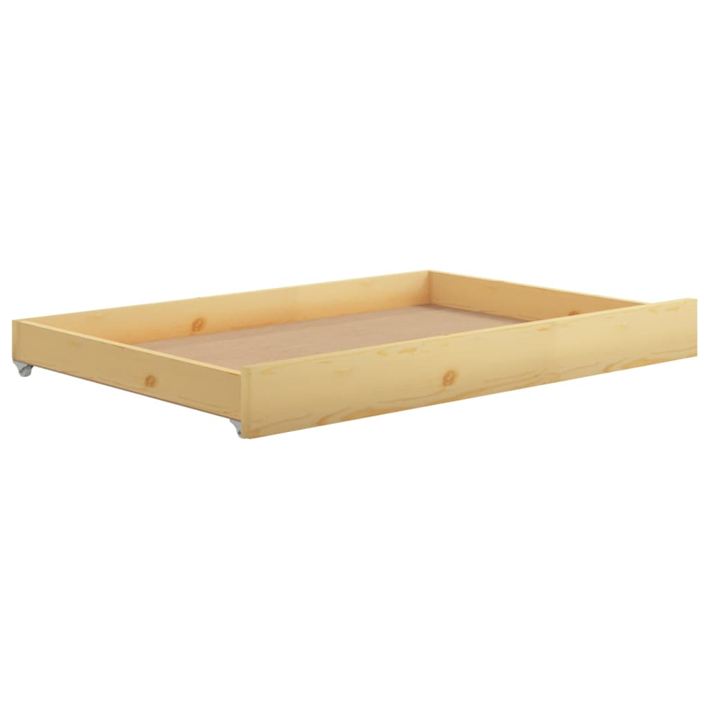 Schubladen für Tagesbett 2 Stk. Massivholz Kiefer