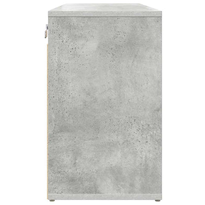 Schuhschrank Betongrau 77,5 x 30 x 51 cm Holzwerkstoff