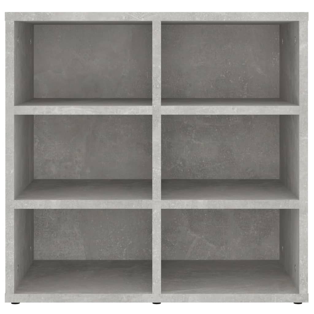 Schuhregal Betongrau 52,5x30x50 cm