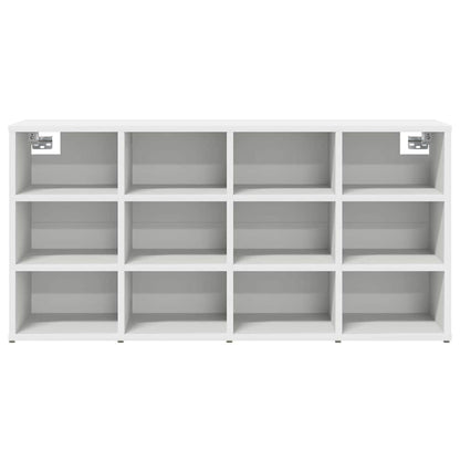 Schuhschrank mit Regal Weiß 103 x 30 x 51 cm Holzwerkstoff