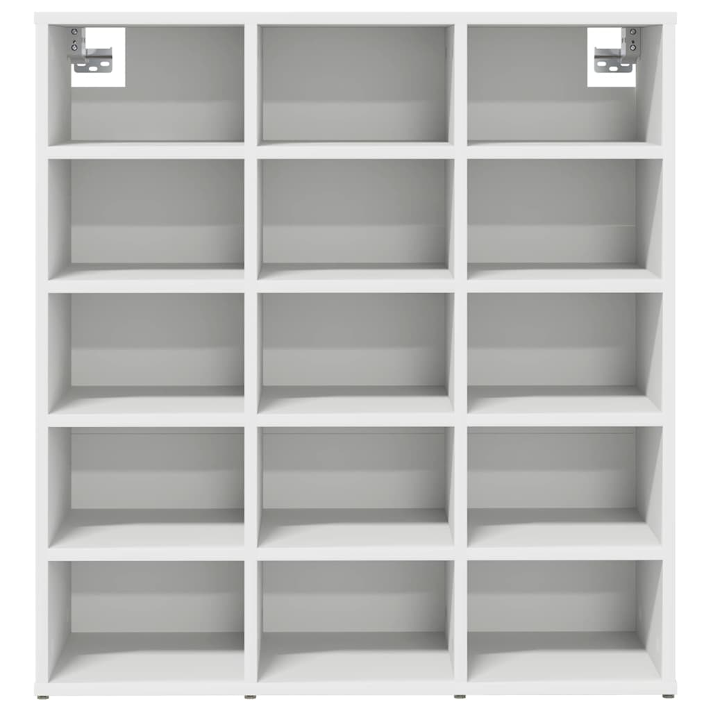 Schuhschrank mit Regal Weiß 77,5 x 30 x 83,5 cm Holzwerkstoff