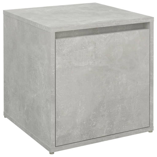 Skuffekasse Beton Grå 40,5x40x40 cm Træmateriale