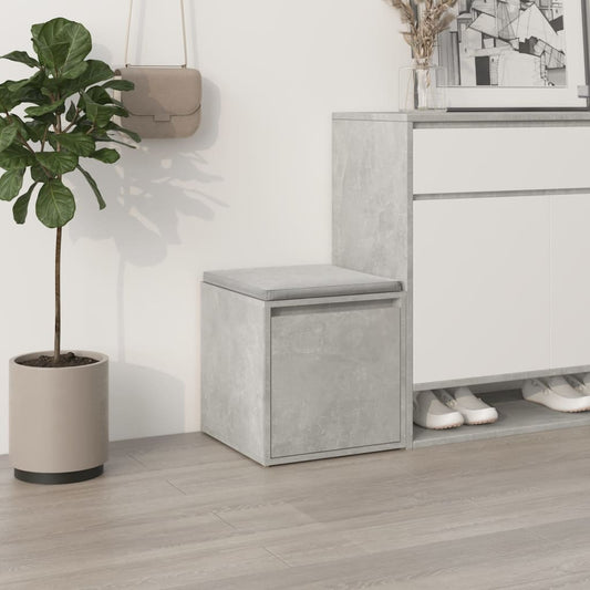 Skuffekasse Beton Grå 40,5x40x40 cm Træmateriale