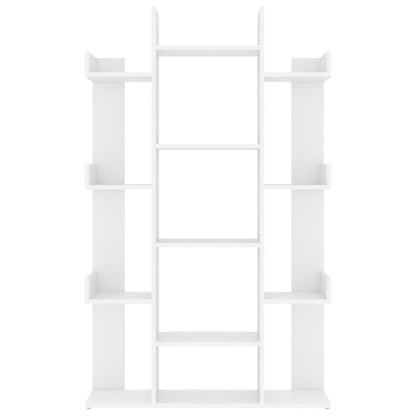 Bücherregal Weiß 86x25,5x140 cm Holzwerkstoff