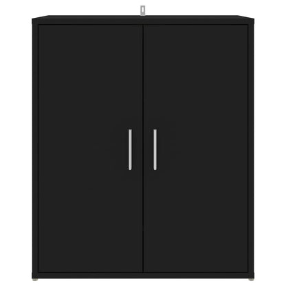 Schuhschrank Schwarz 60x35x70 cm Holzwerkstoff