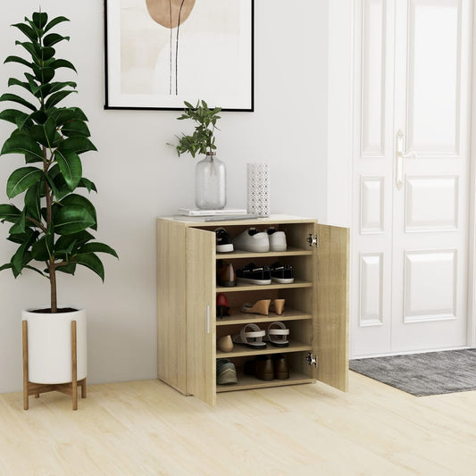 Schuhschrank Sonoma-Eiche 60x35x70 cm Holzwerkstoff