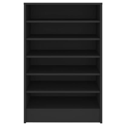 Schuhschrank Schwarz 60x35x92 cm Holzwerkstoff
