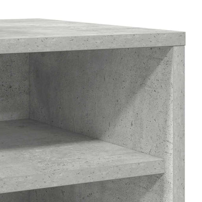 Schuhschränke 2 Stk. Betongrau 31,5x35x70 cm Holzwerkstoff