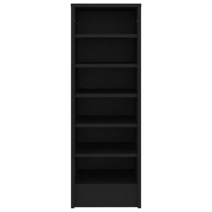 Schuhschrank Schwarz 31,5x35x90 cm Holzwerkstoff