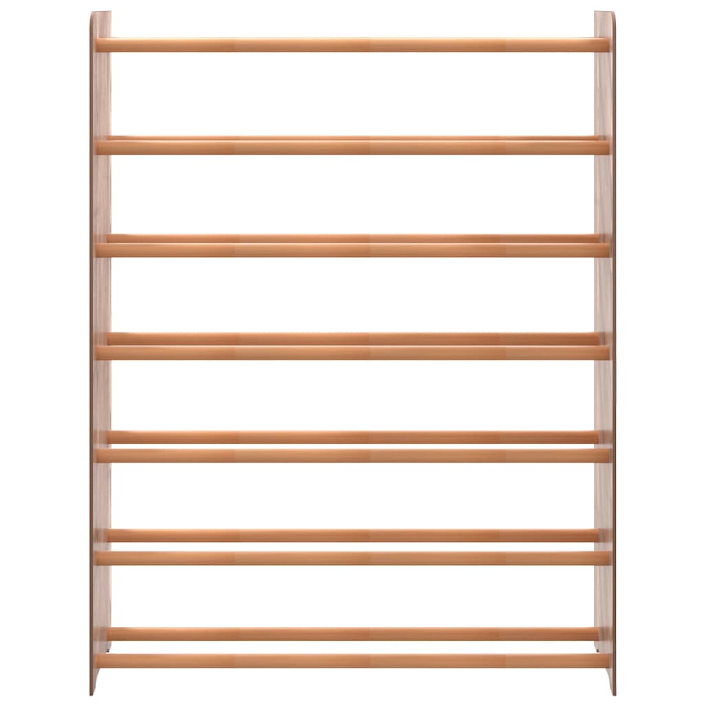 Schuhregal Braun 90x24x117 cm Holzwerkstoff