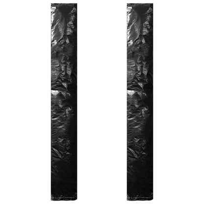 Sonnenschirm-Schutzhüllen 2 Stk. mit Reißverschluss PE 200 cm