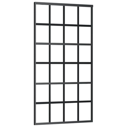 Schiebetür mit Beschlag ESG-Glas & Aluminium 102x205 cm